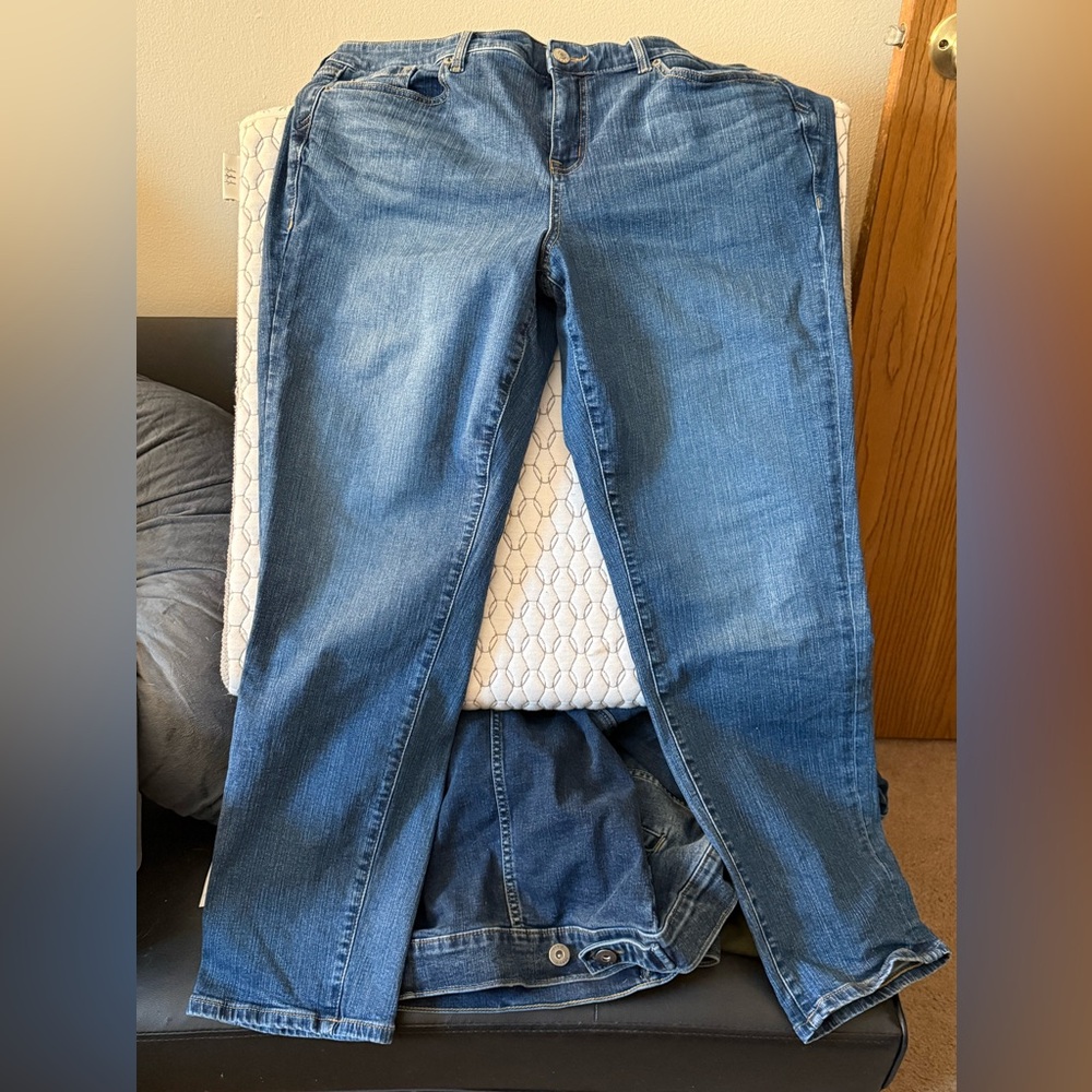 Torrid Perfect Boyfriend Ankle Jeans in Blue